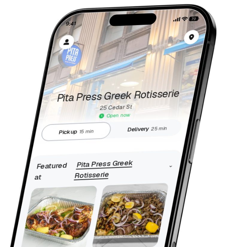 Pita Press Greek Rotisserie app preview