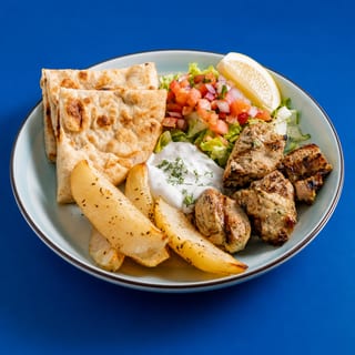 Chicken Souvlaki Plate