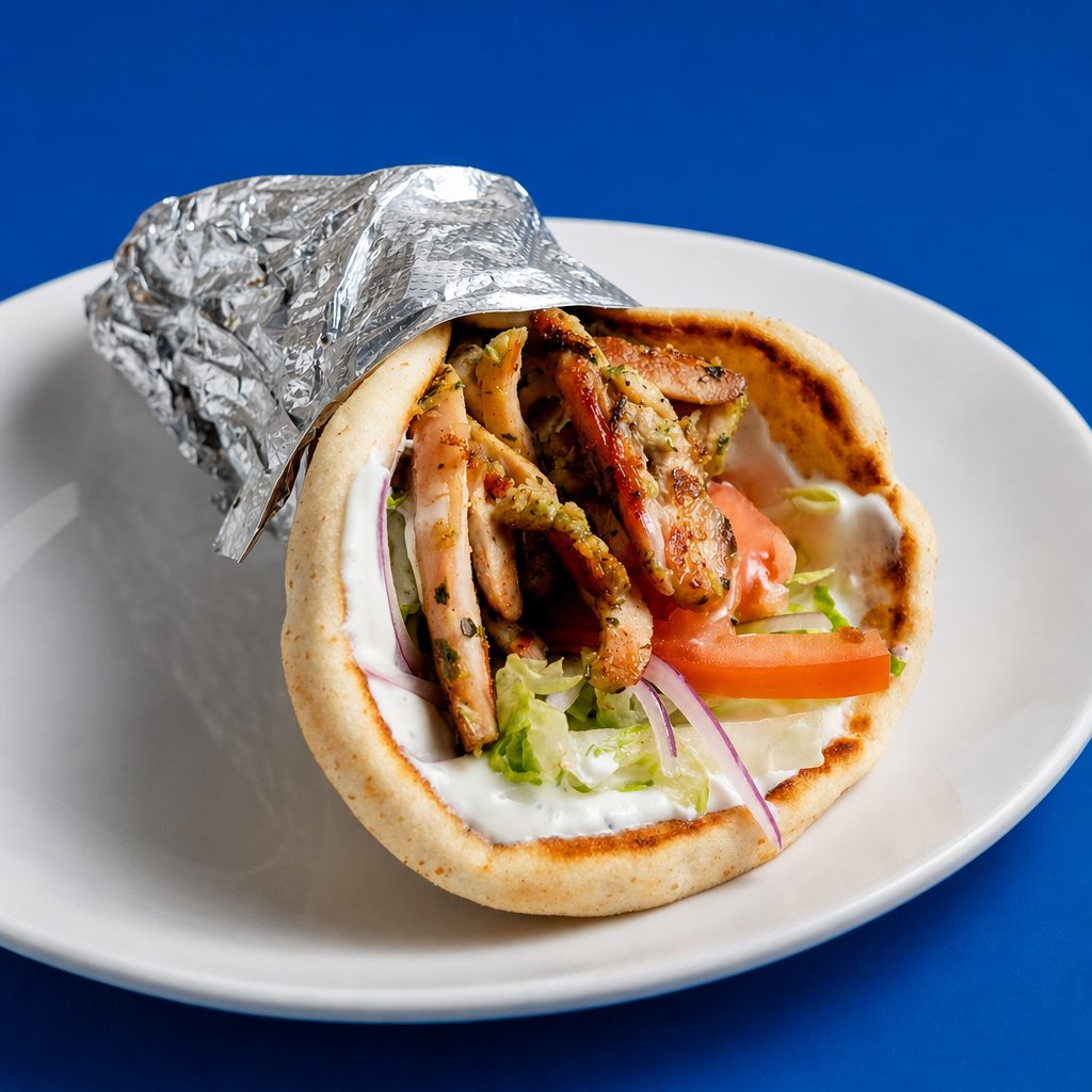 Lunch Deal Souvlaki Pita.