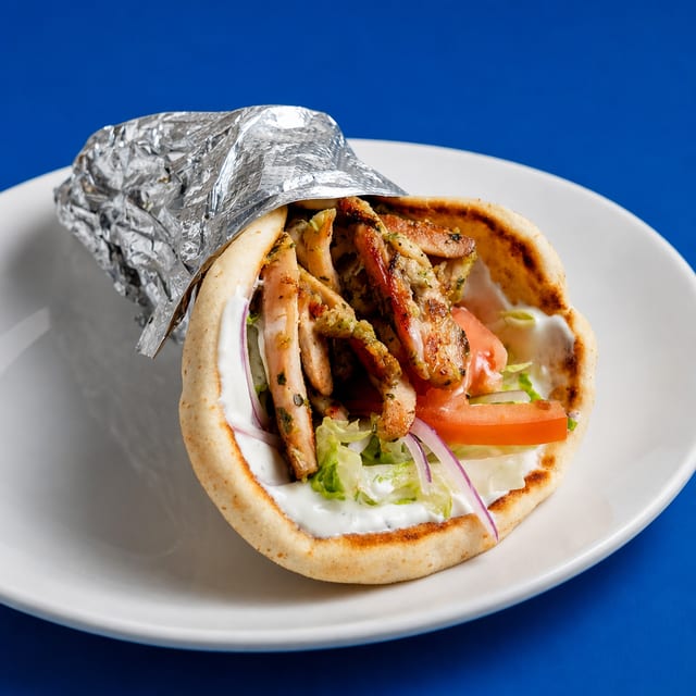 Lunch Deal Souvlaki Pita.