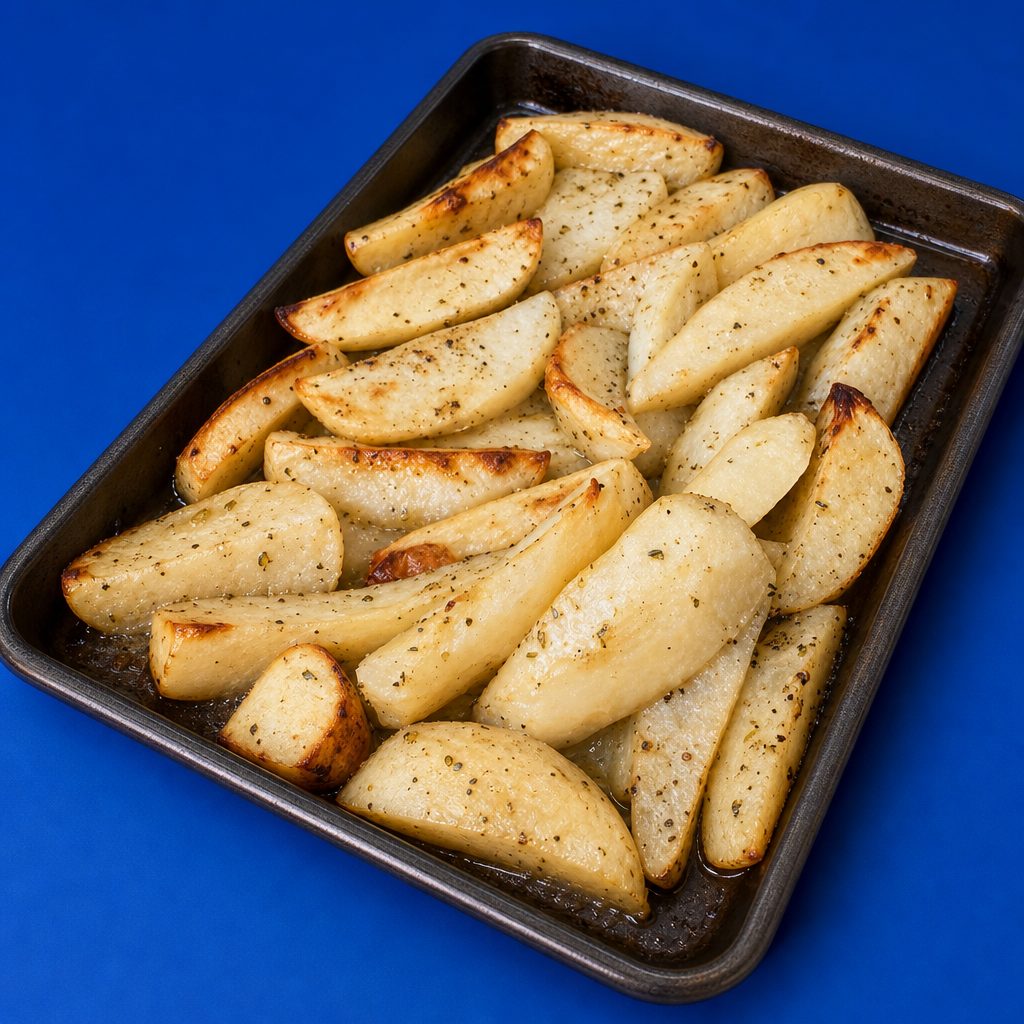 Roasted Lemon Potatoes.
