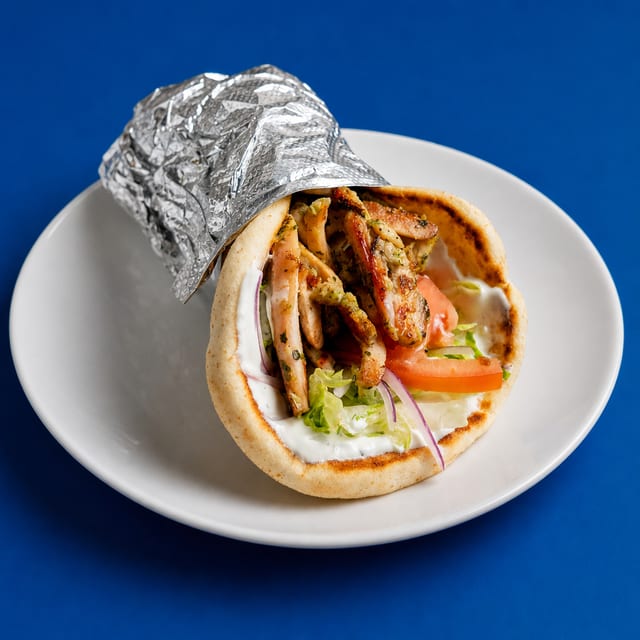 Lunch Deal Halloumi Pita.