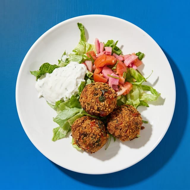 Tomato Mint Fritters.