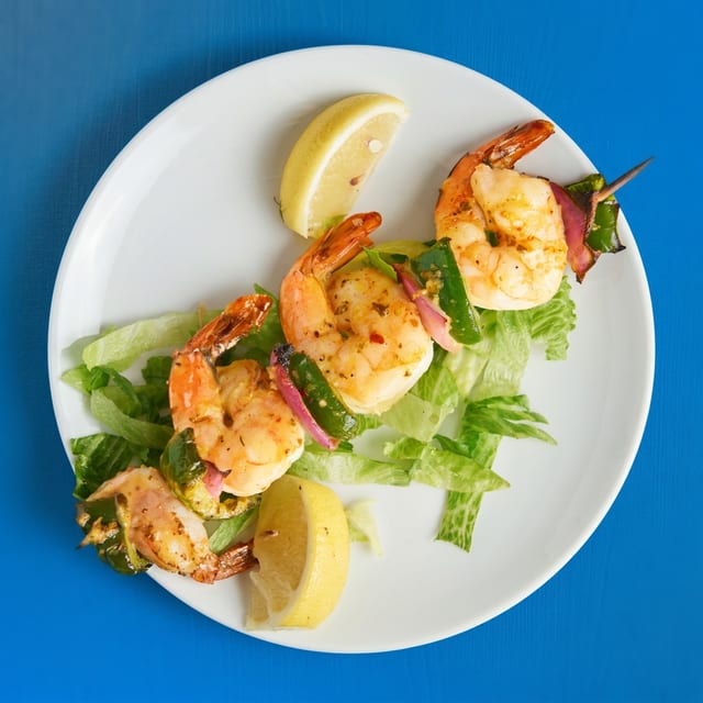 Side of Grilled Shrimp Kebob.