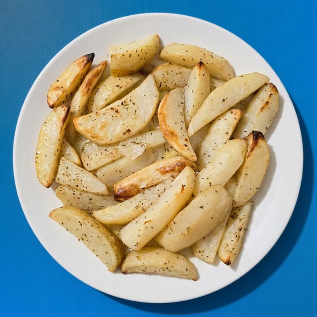 Roasted Lemon Potatoes.