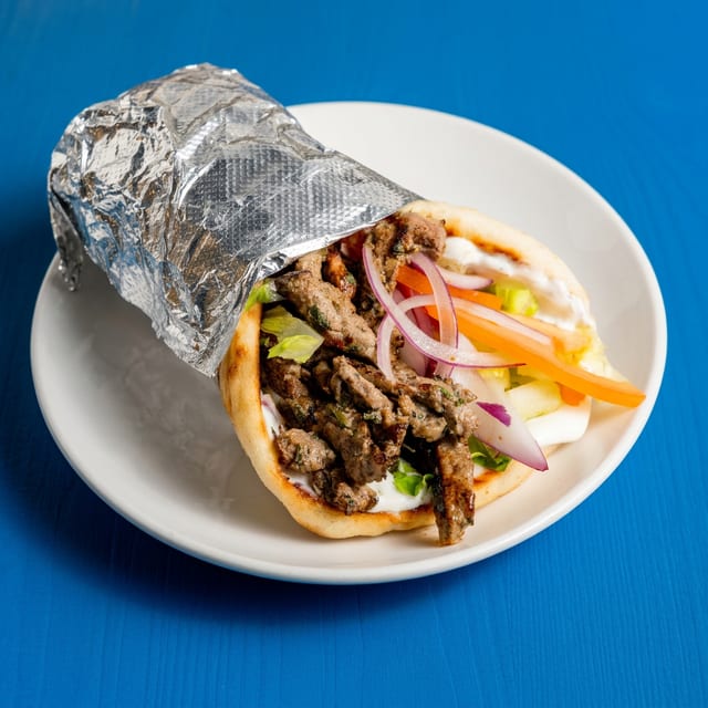 Lamb & Beef Pita.